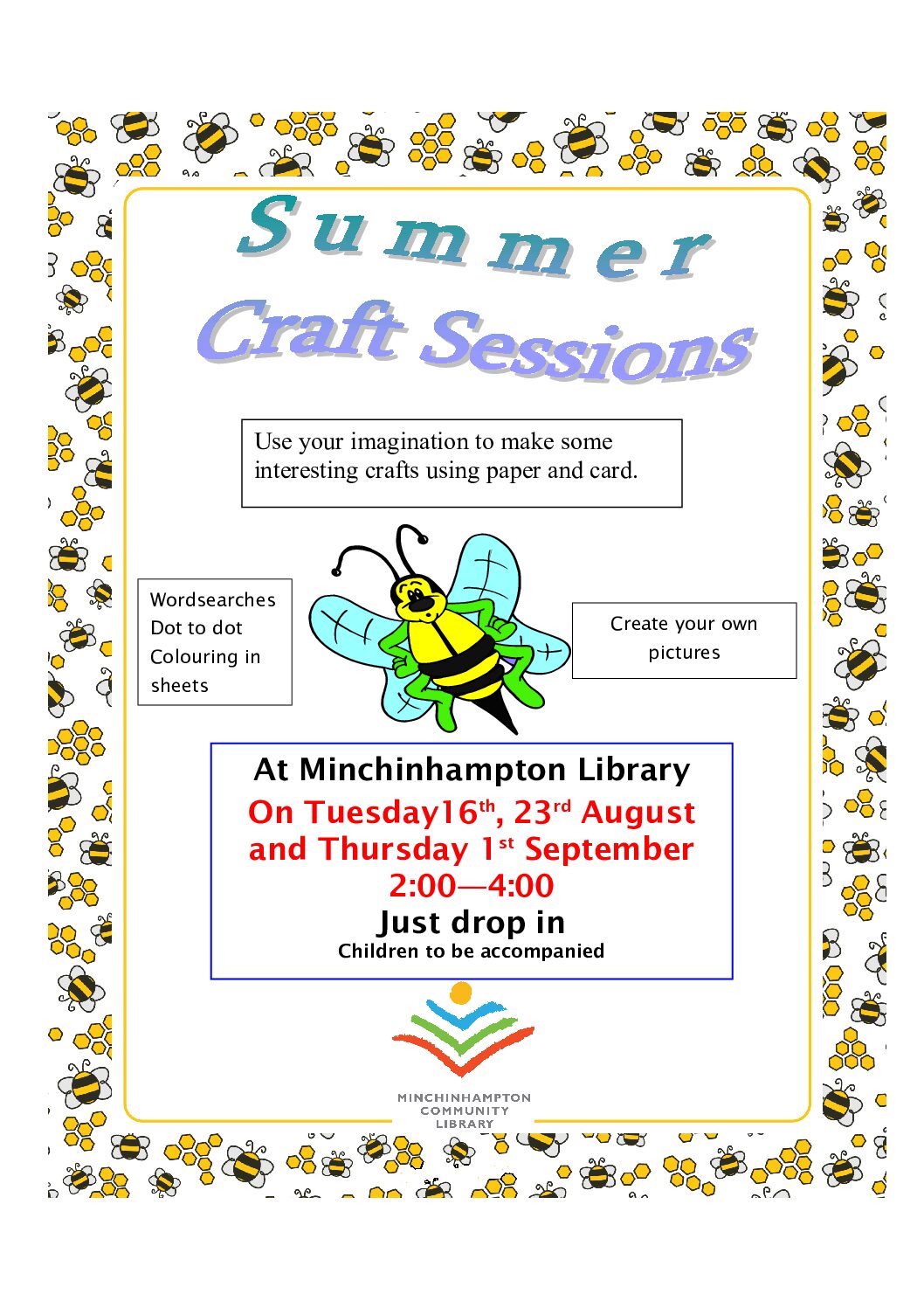 Summer Craft Sessions!