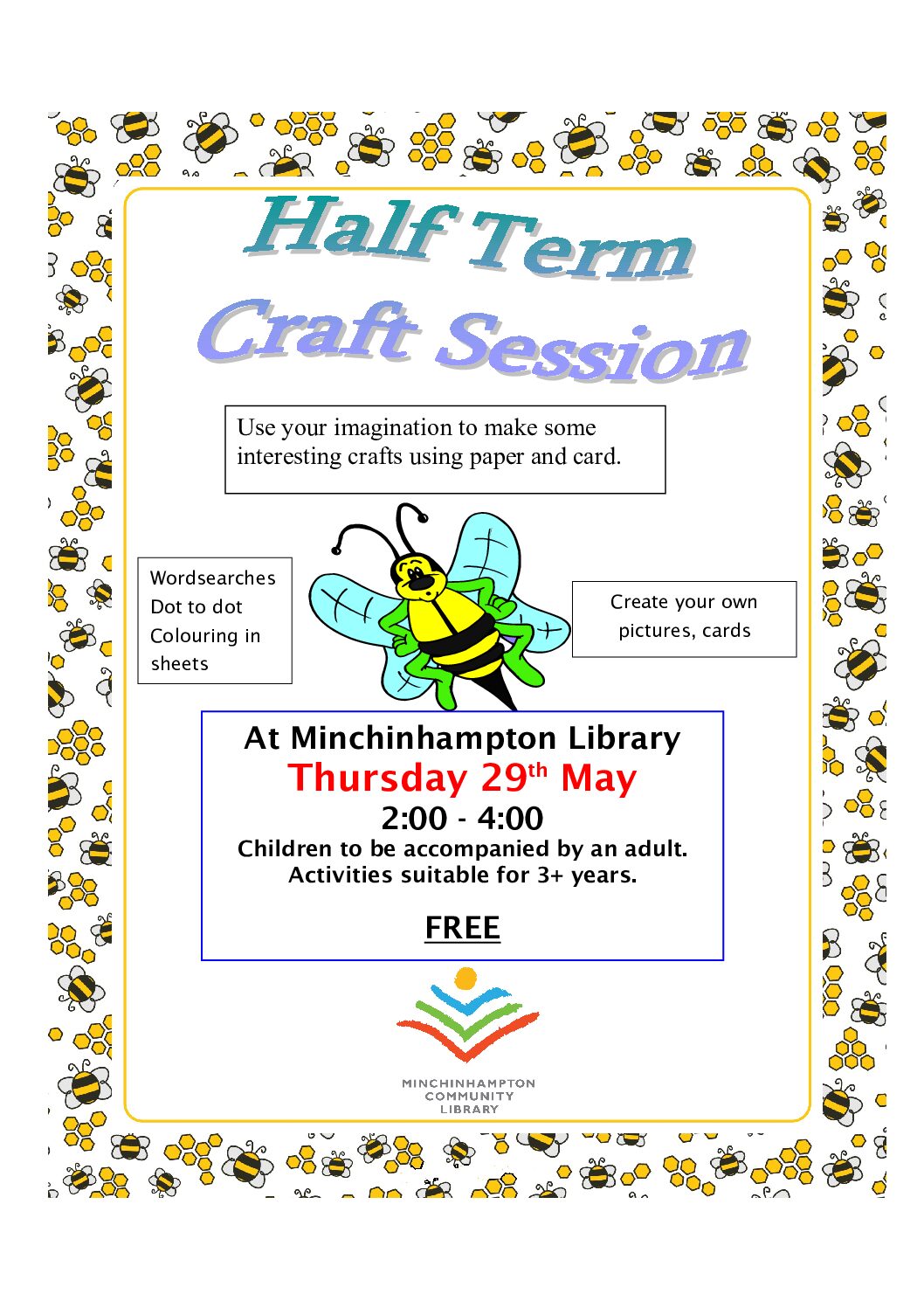 poster for craft session