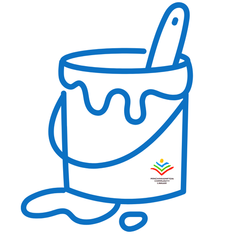 Closed for redecoration graphic with paint pot