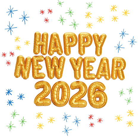Happy New Year 2026 graphic