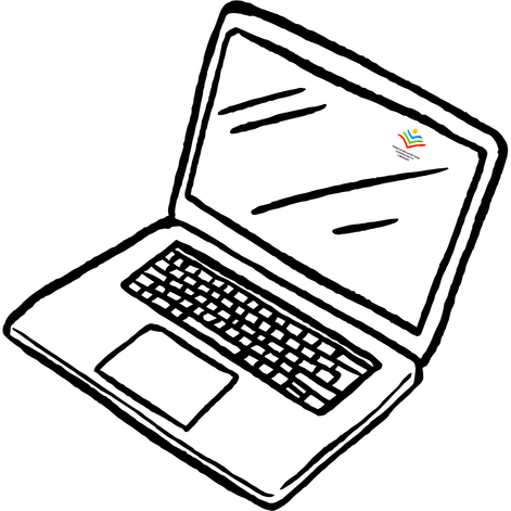 graphic of a laptop